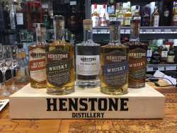 Henstone's range of gins and whiskies